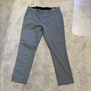 Bonobos - weekday warrior stretch dress pants - 34W 30L - Tailored Fit - Grey
